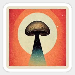 Cosmic Mushroom Sticker